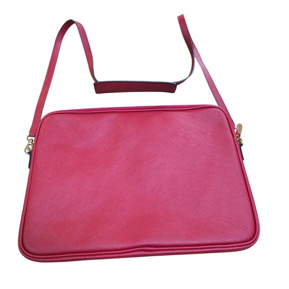 Michael Kors Red Leather Shoulder/ laptop Carry Handbag - Picture 5 of 5